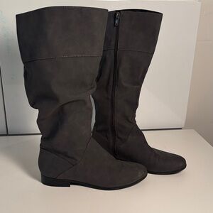 Style & Co. Slouchy Charcoal Boots